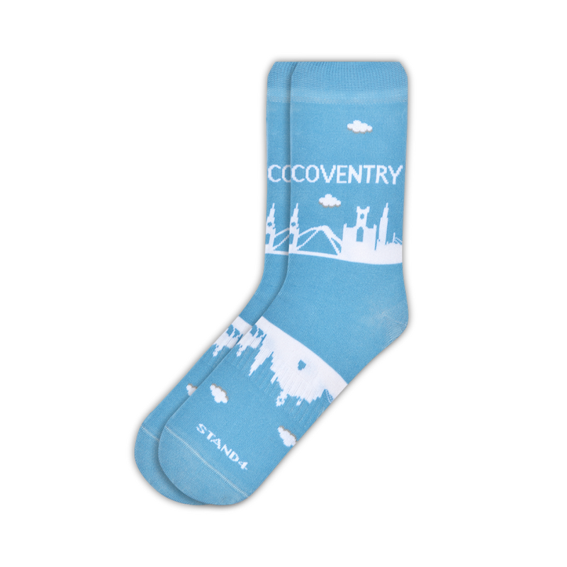 Coventry Sky Blue Skyline Sock