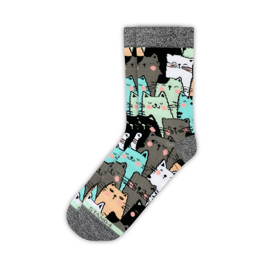 Cat Faces Sock