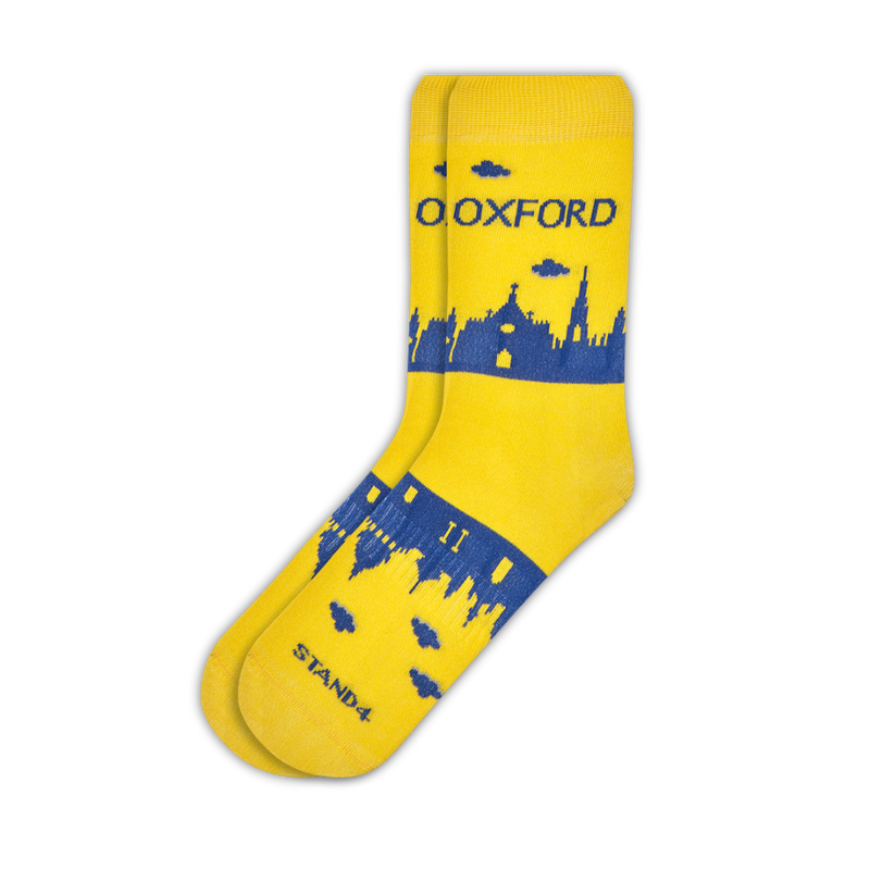 Oxford Yellow Skyline Sock