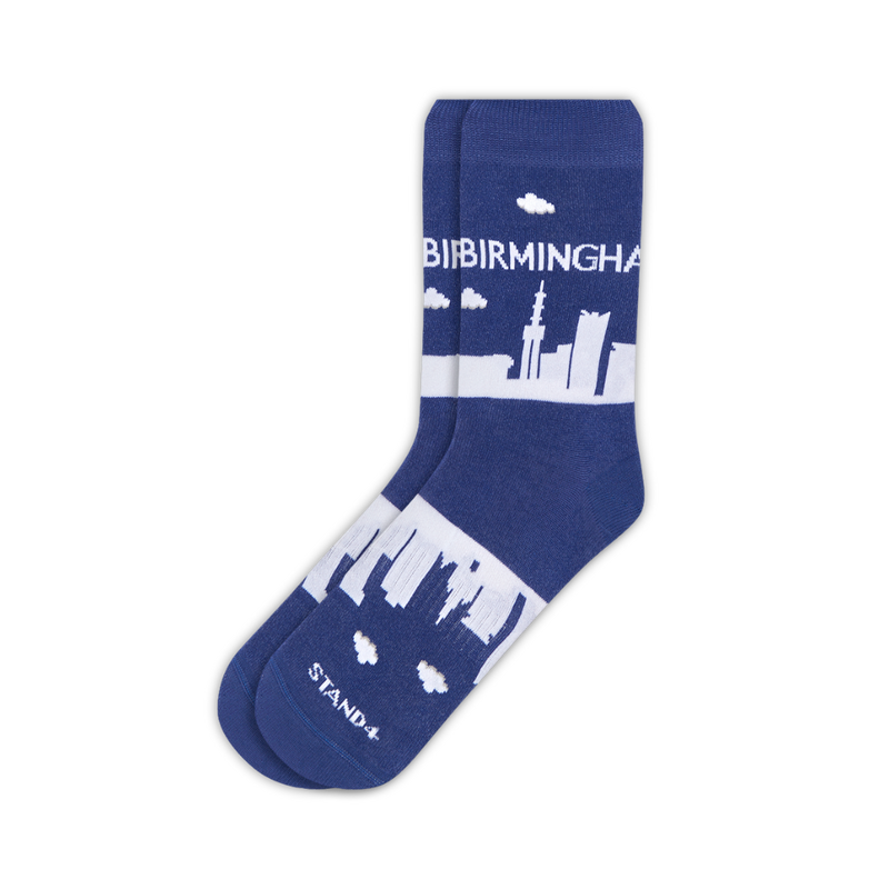 Birmingham Blue Skyline Sock