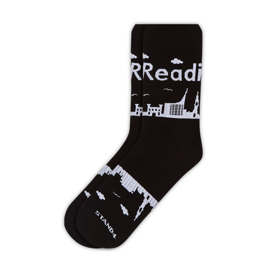 Reading Skyline Sock