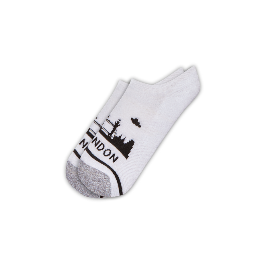 London Skyline No Show Sock