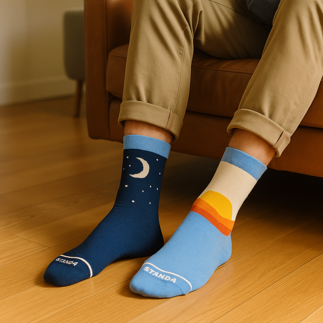 Day and Night Mismatch - Odd Socks