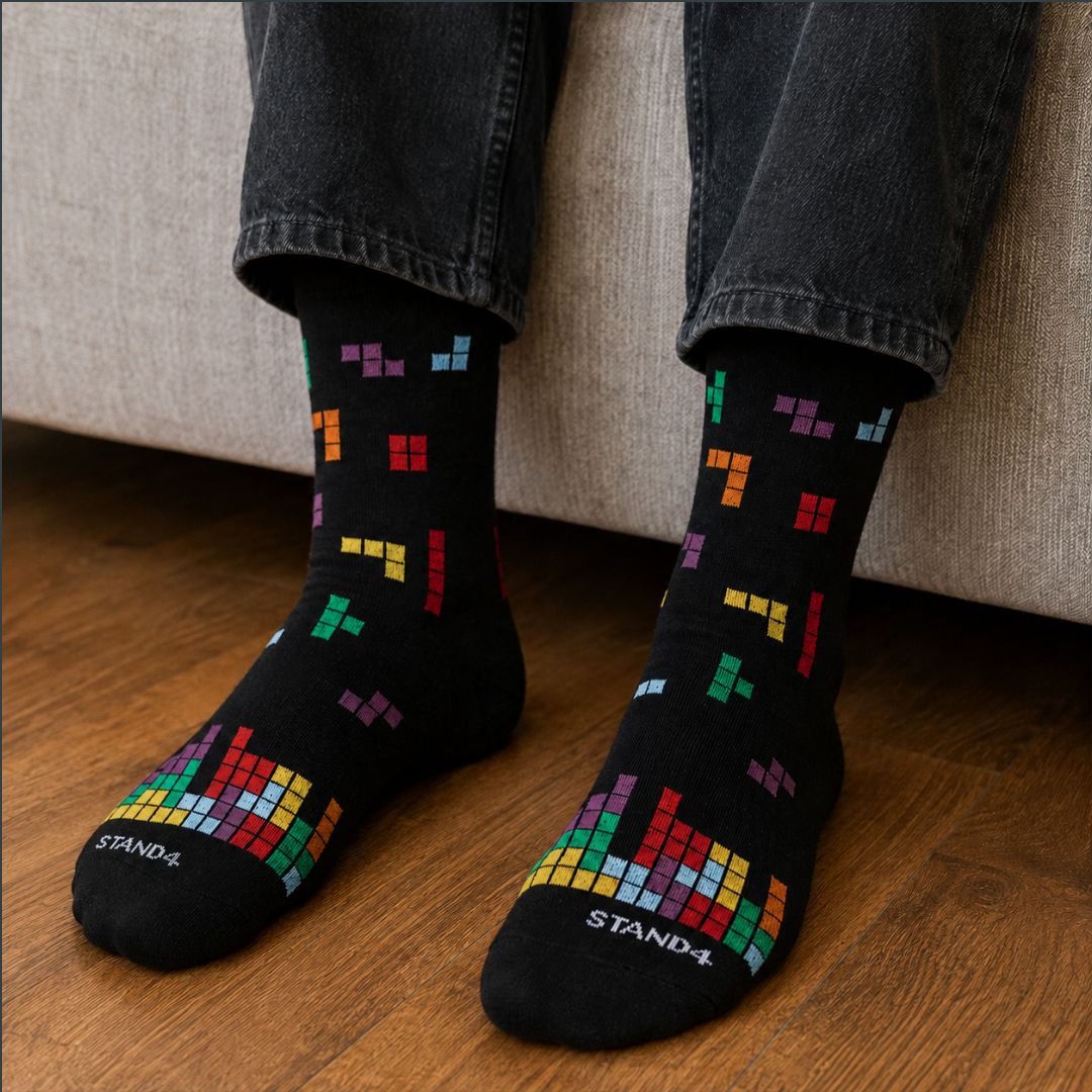 Arcade Game Block Sock