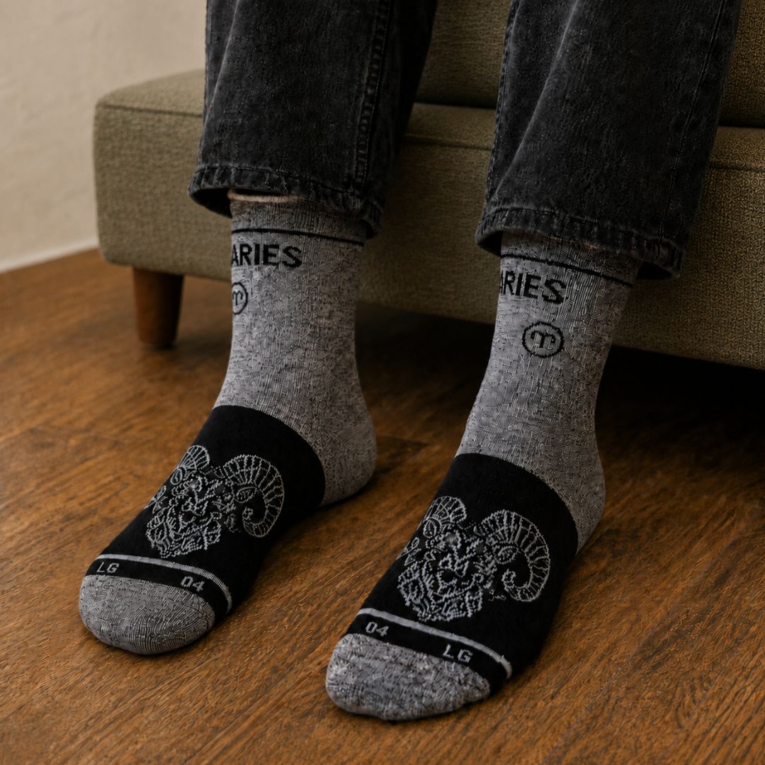 Aries Zodiac Sock
