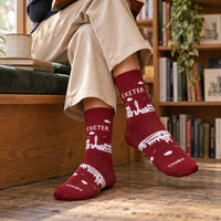 Exeter Red Skyline Sock
