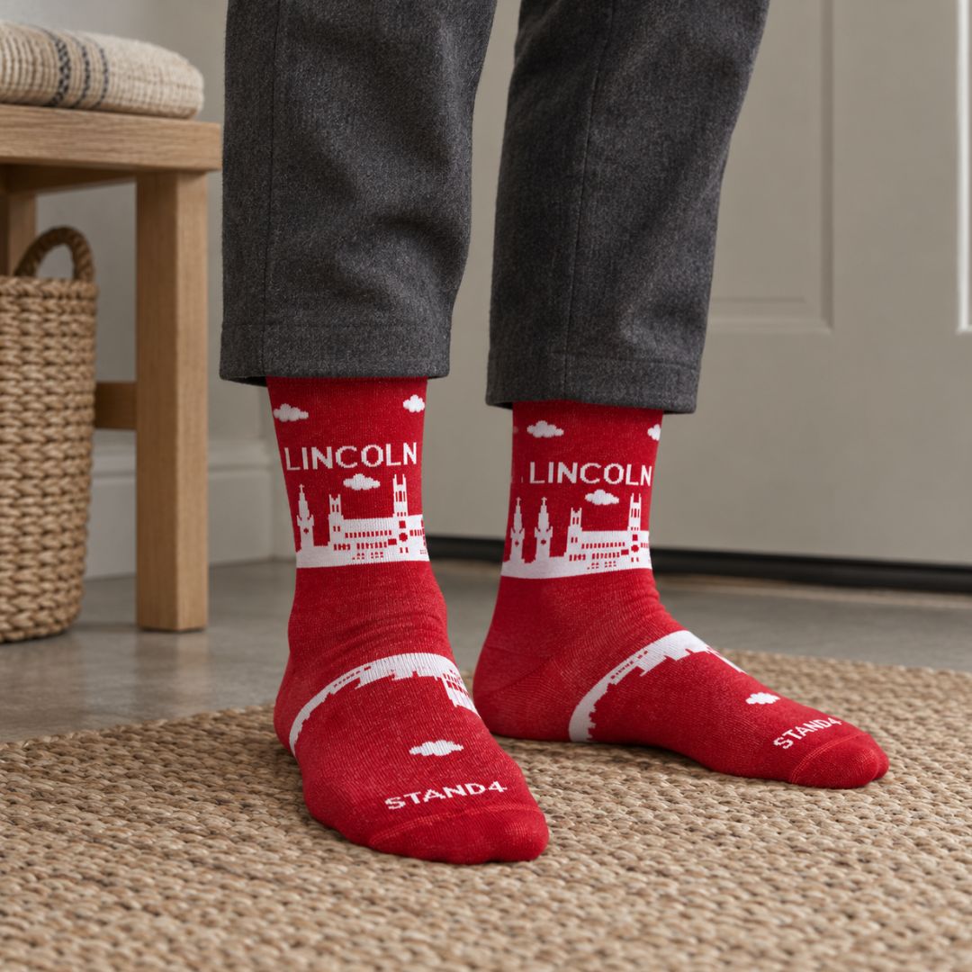 Lincoln Skyline Sock