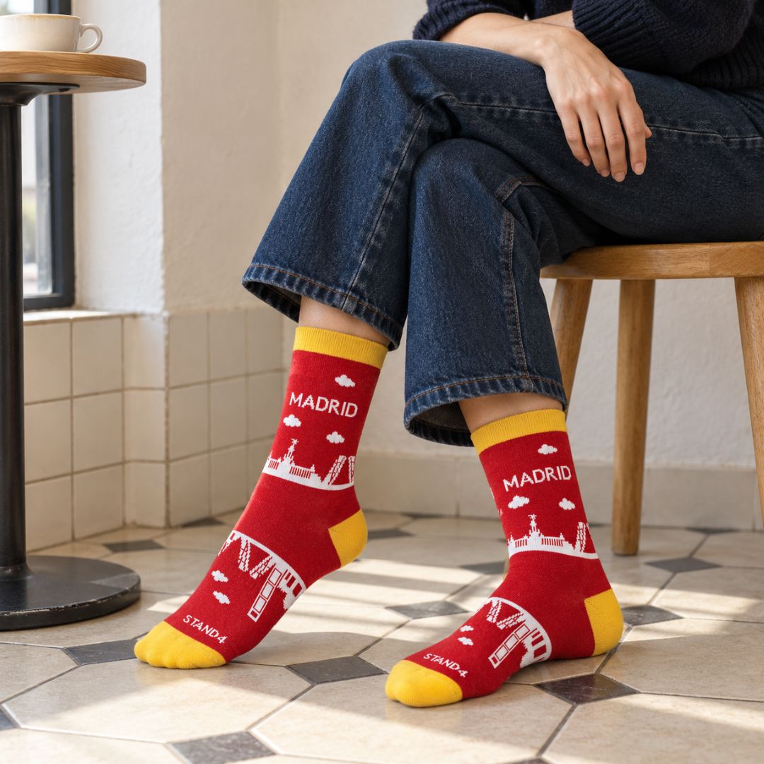 Madrid Skyline Sock