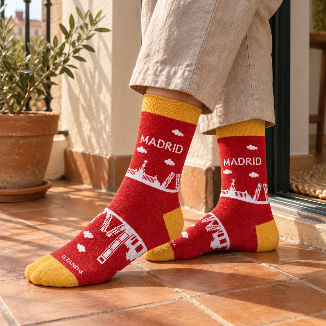 Madrid Skyline Sock