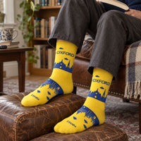 Oxford Yellow Skyline Sock