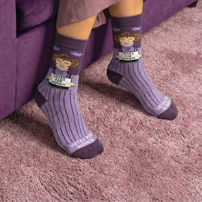 Emmeline Pankhurst Sock