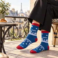 Paris Skyline Sock