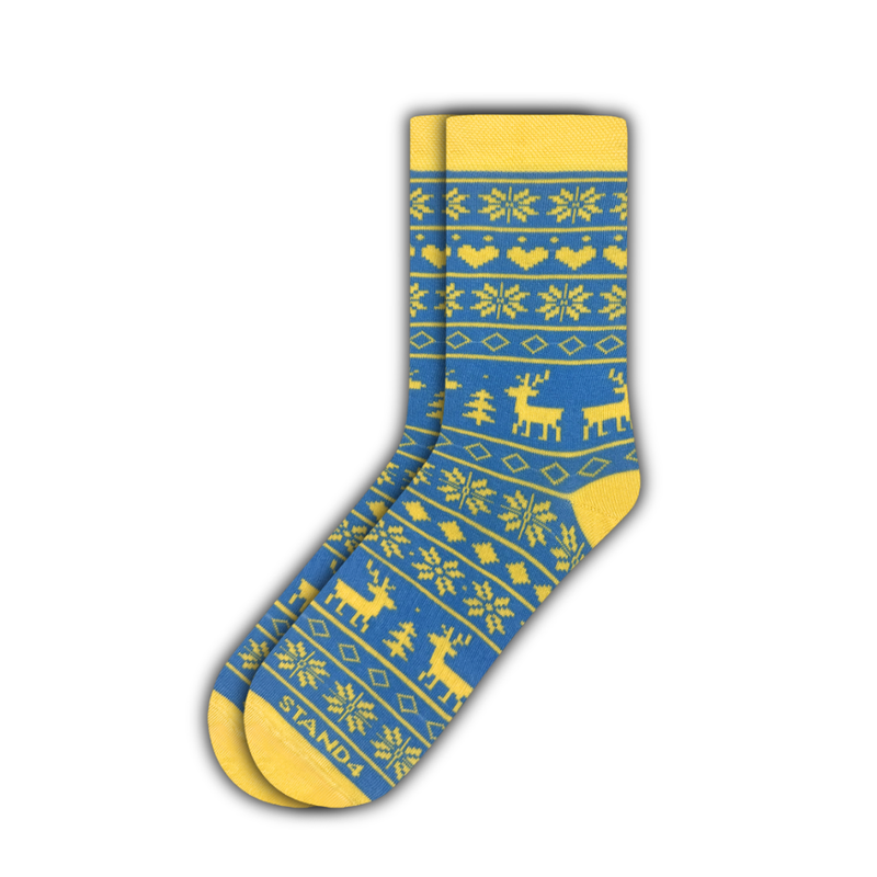 Ukraine Christmas Sock