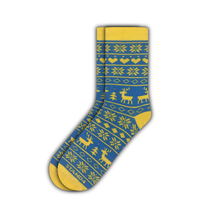 Ukraine Christmas Sock