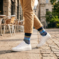 Striped Cycling Sock
