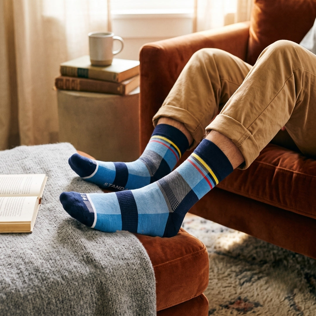 Striped Cycling Sock