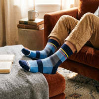 Striped Cycling Sock