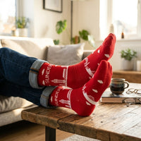 Sunderland Red Skyline Sock