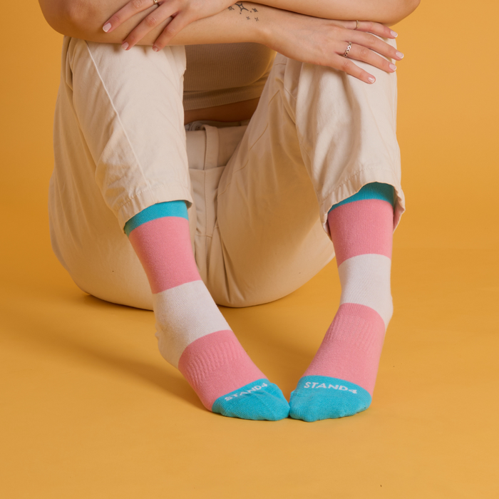 Trans Flag Sock