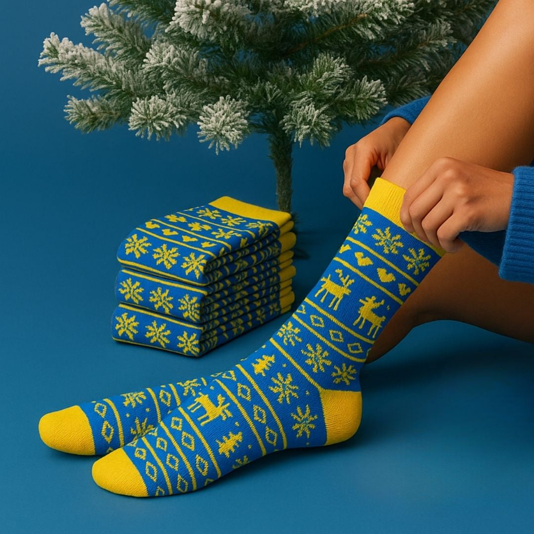 Ukraine Christmas Sock