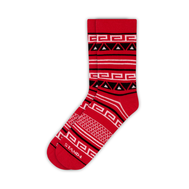 Aztec Red Sock
