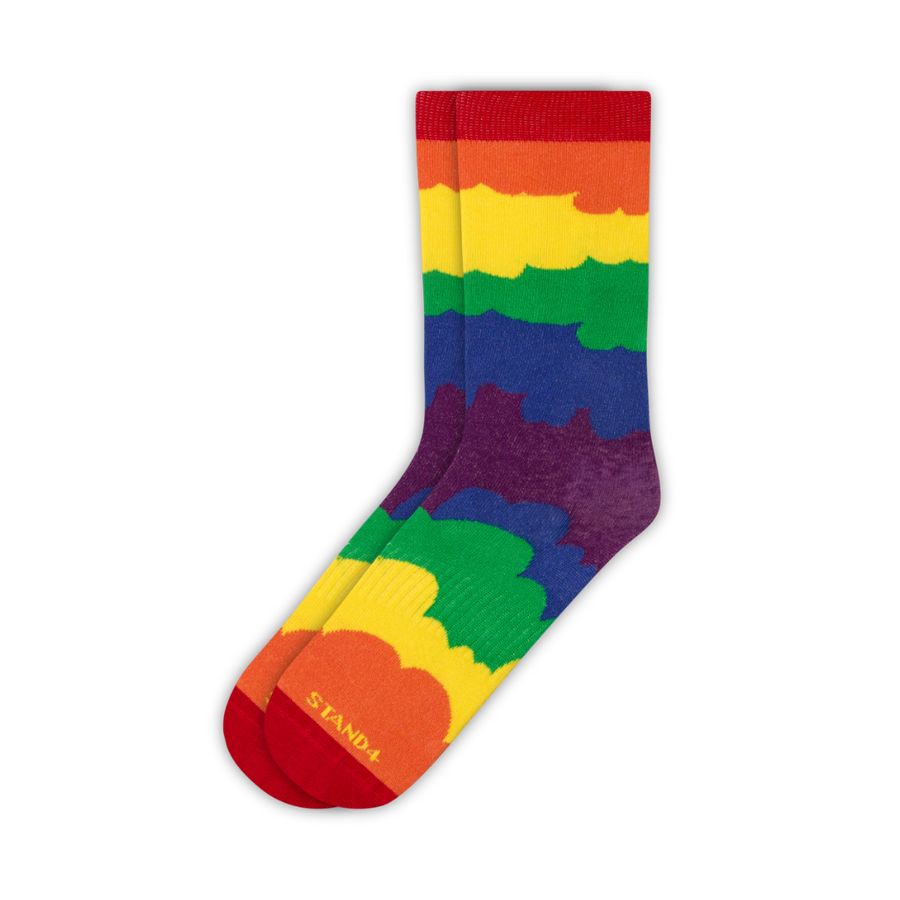 LGBTQ+ Heart Sock