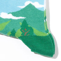 Golf Scene Sock
