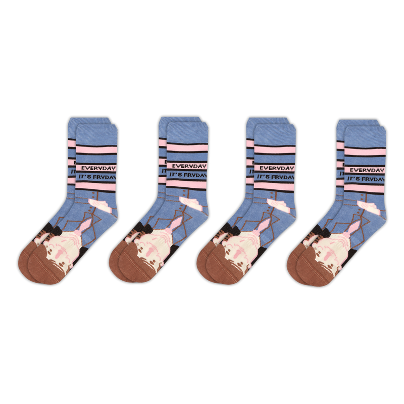 Stephen Fry-Day Sock 4-Pack