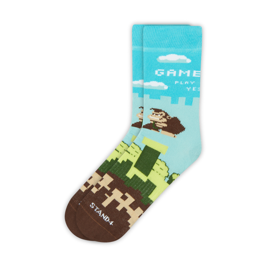 Game Over Pixel Sock