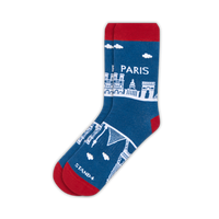 Paris Skyline Sock