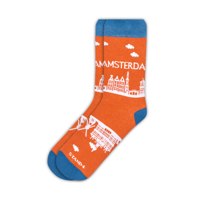 Amsterdam Skyline Sock