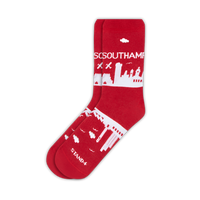 Southampton Red Skyline Sock