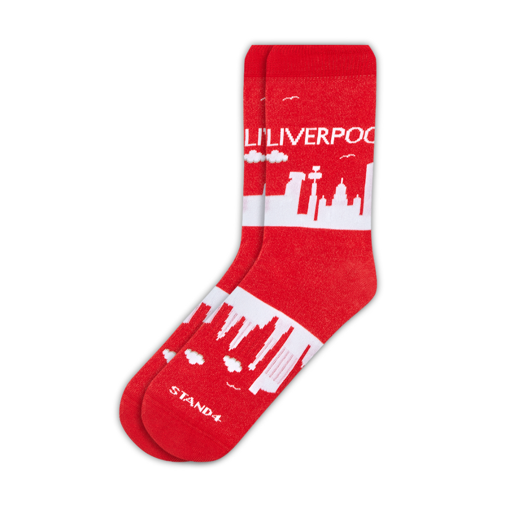 Liverpool Skyline Sock