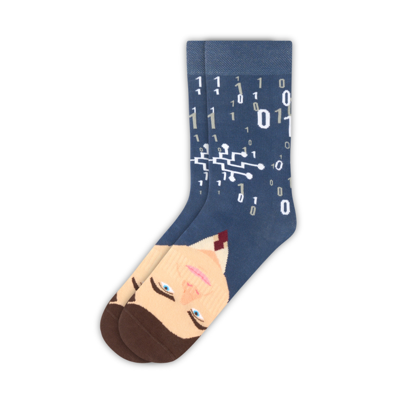 Alan Turing Sock
