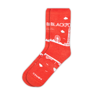 Blackpool Tangerine Skyline Sock