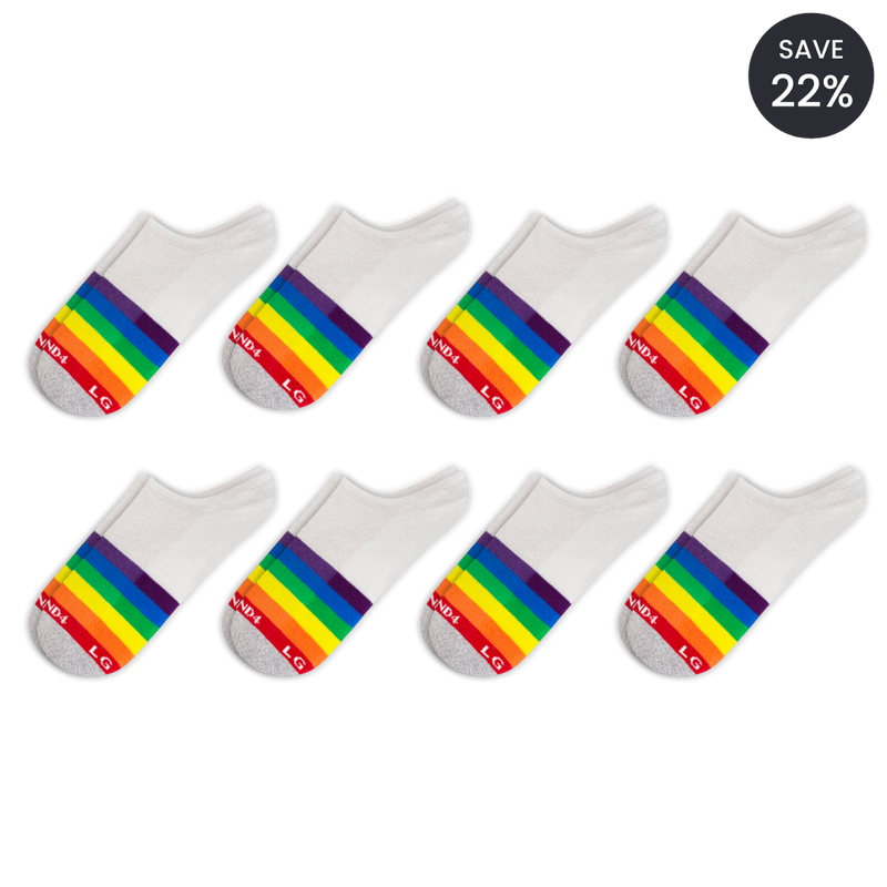 Pride No Show Sock 8-Pack