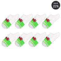Wales No Show Socks 8-Pack