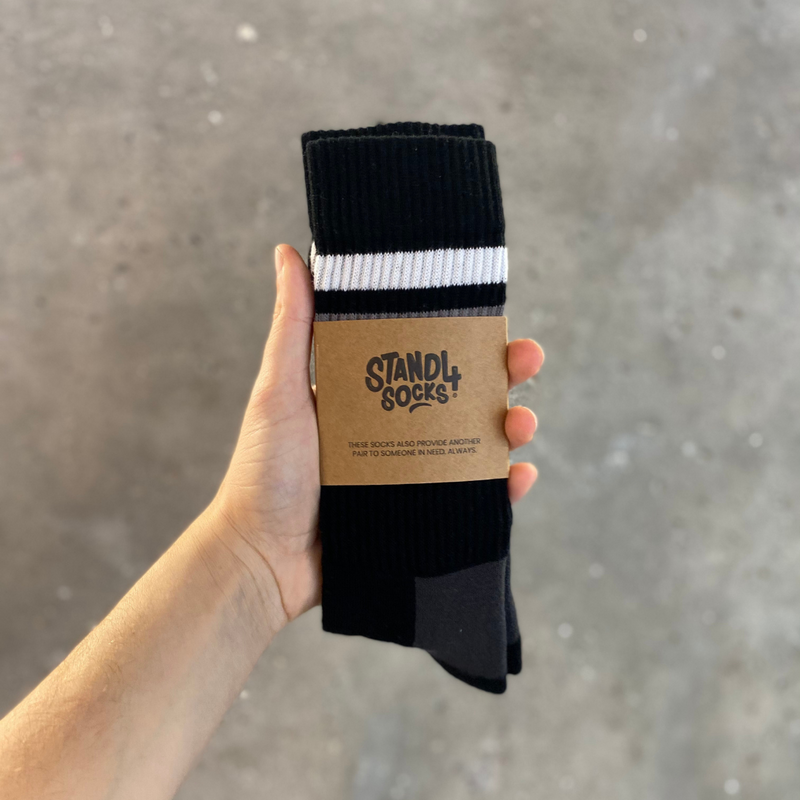 Black Original Crew Sock