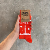 Blackpool Tangerine Skyline Sock