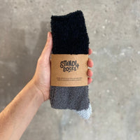 Bold Stripe Fluffy Sock