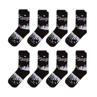 Glasgow Skyline Sock 8-Pack