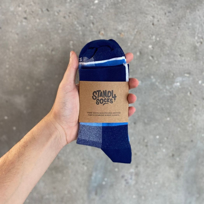 Striped Cycling Sock