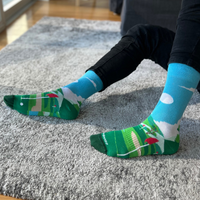 Golf Scene Sock