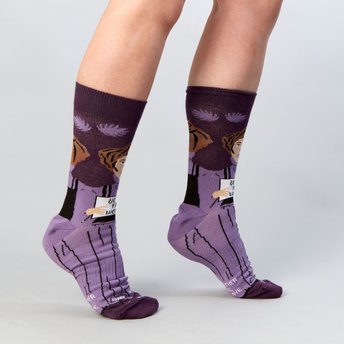 Emmeline Pankhurst Sock