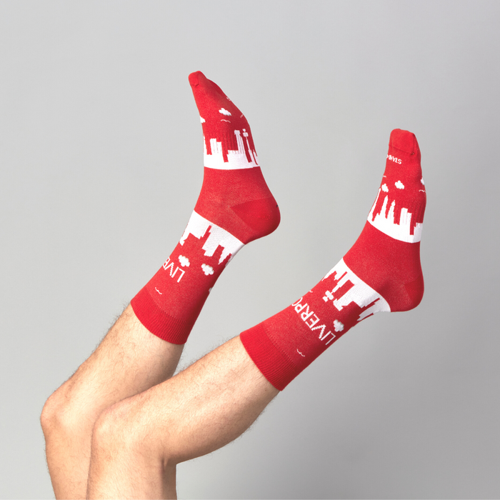Liverpool Red Skyline Sock