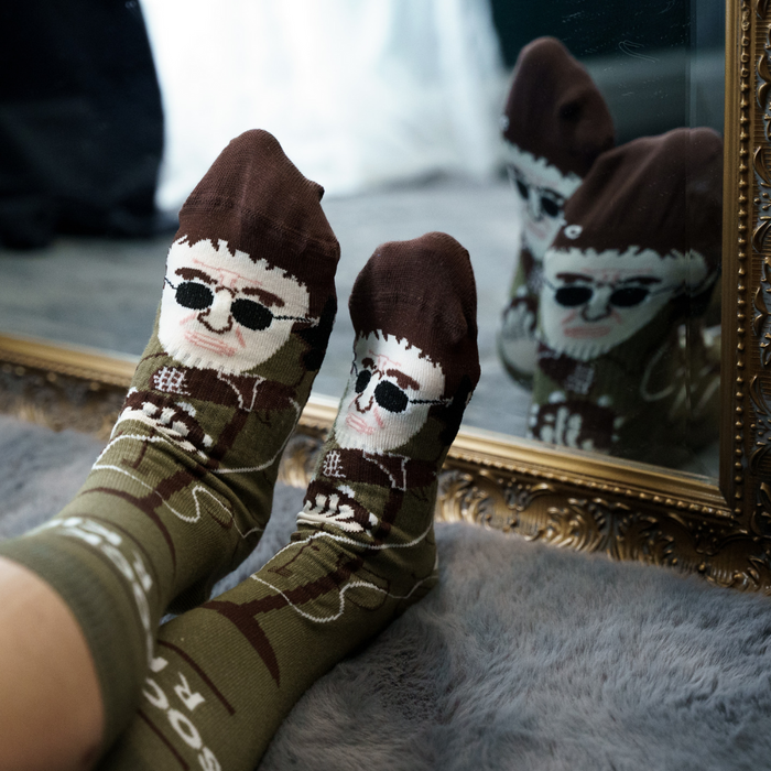 Liam Gallagher Green Sock