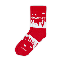 Manchester Red Skyline Sock