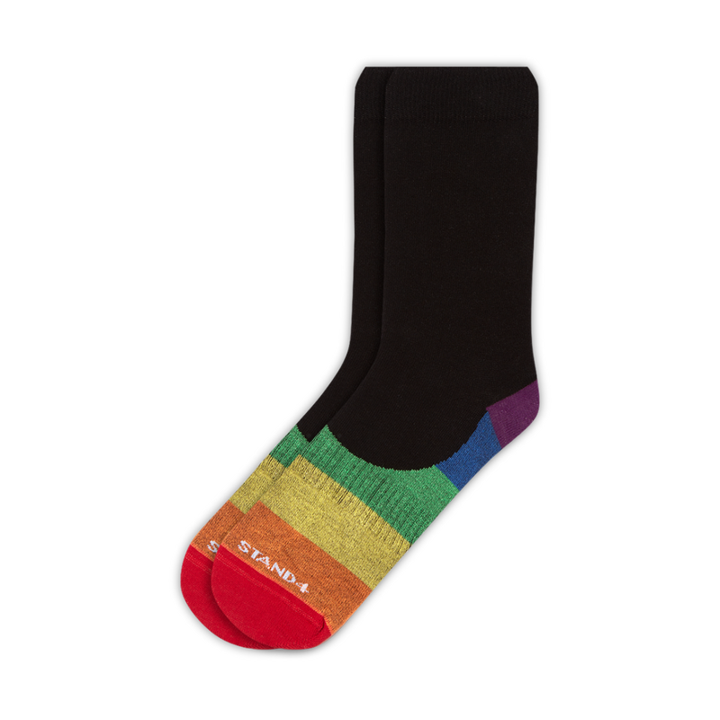 Pride Rainbow Office Sock