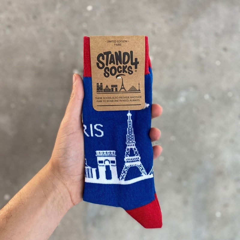 Paris Skyline Sock