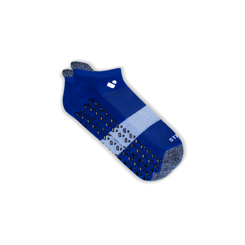 Blue Grippy Performance Ankle Sock